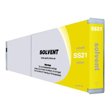 Premium Quality Yellow Mid-Solvent Ink compatible with Mimaki SS21 YE-440