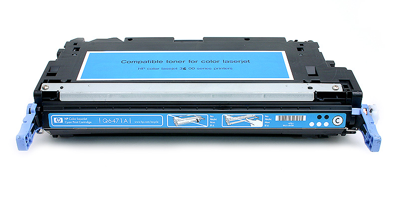 Premium Quality Cyan Toner Cartridge compatible with HP Q6471A (HP 502A)