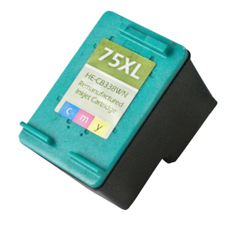 Premium Quality Tri-Color Inkjet Cartridge compatible with HP CB338WN (HP 75xl)