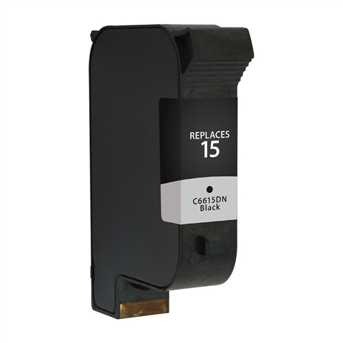 Premium Quality Black Inkjet Cartridge compatible with HP C6615DN (HP 15)