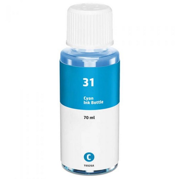Compatible 1VU26AN (HP 31) Cyan Ink Bottle (8000 Yield)