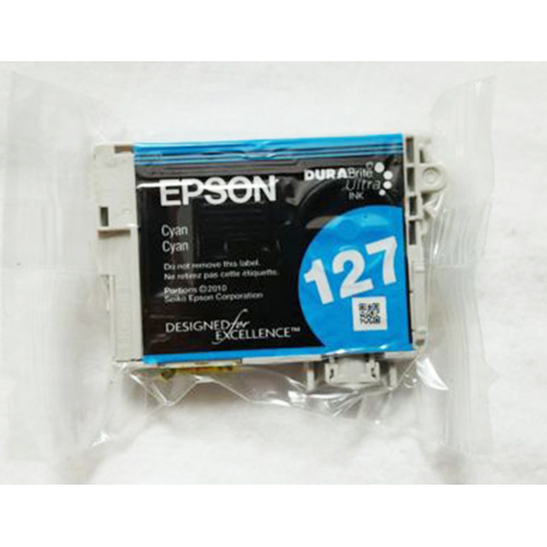 Premium Quality Cyan Inkjet Cartridge compatible with Epson T127220 (Epson 127)