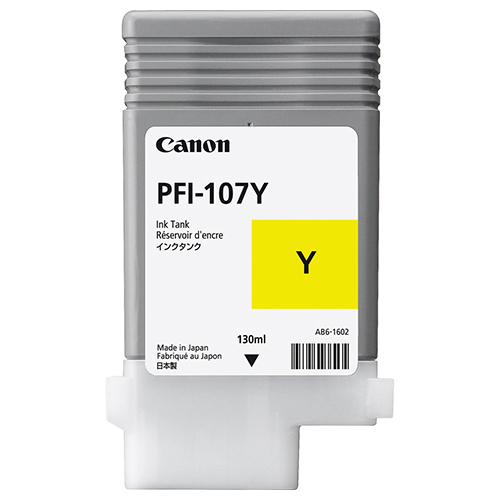Premium Quality Yellow Ink Cartridge compatible with Canon 6708B001 (PFI-107Y)