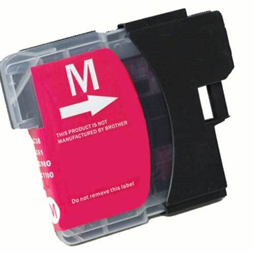 Premium Quality Magenta Inkjet Cartridge compatible with Brother LC-61M