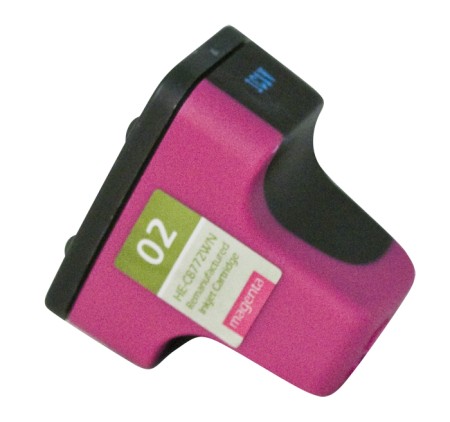 Premium Quality Magenta Inkjet Cartridge compatible with HP C8772WN (HP 02)