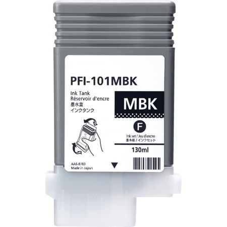 Premium Quality Matte Black Pigment Inkjet Cartridge compatible with Canon 0882B001 (PFI-101MBK)