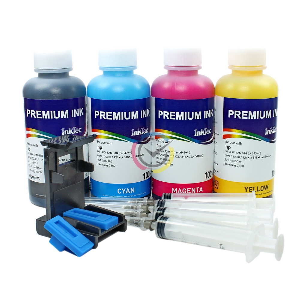 Premium Quality Cyan, Magenta, Yellow Universal Refill Kits compatible with Universal NR-T3111CMY
