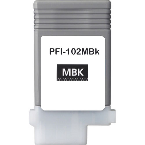 Premium Quality Matte Black Inkjet Cartridge compatible with Canon 0894B001 (PFI-102MBk)