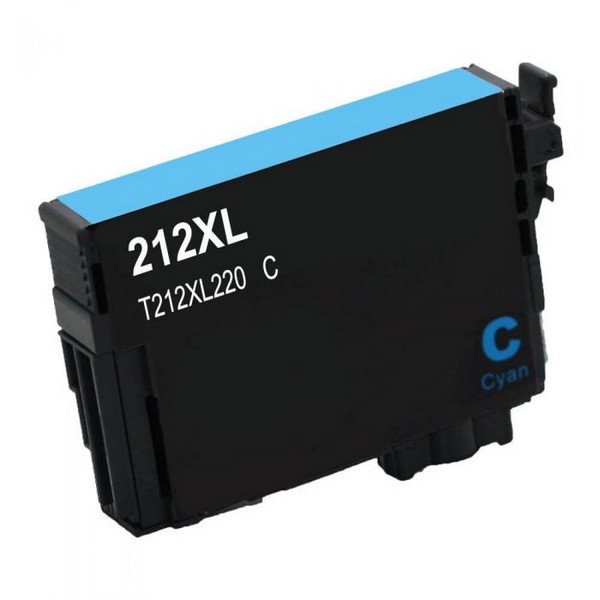 Compatible T212xl220 (Epson T212XL) High Yield Cyan Inkjet Cartridge (350 Yield)