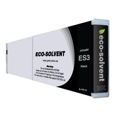 Premium Quality Black Eco Solvent Ink compatible with Mimaki ES3 Bk-440
