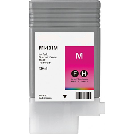 Premium Quality Magenta Inkjet Cartridge compatible with Canon 0885B001AA (PFI-101M)