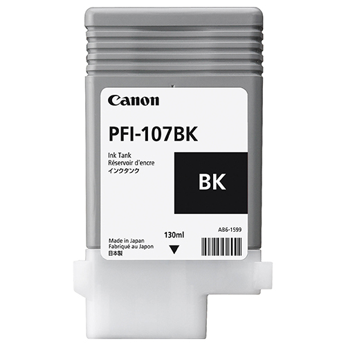 Premium Quality Black Ink Cartridge compatible with Canon 6705B001 (PFI-107Bk)