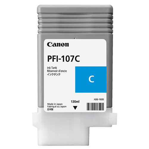 Premium Quality Cyan Ink Cartridge compatible with Canon 6706B001 (PFI-107C)