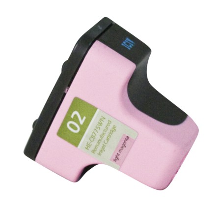 Premium Quality Light Magenta Inkjet Cartridge compatible with HP C8775WN (HP 02)