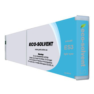 Premium Quality Light Cyan Eco Solvent Ink compatible with Mimaki ES3 LC-440