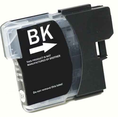Premium Quality Black Inkjet Cartridge compatible with Brother LC-61BK