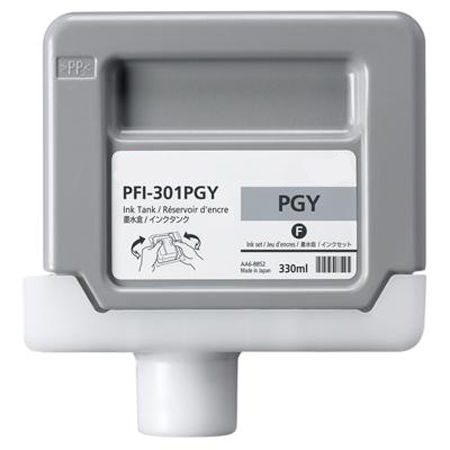 Premium Quality Photo Gray Inkjet Cartridge compatible with Canon 1496B001 (PFI-301PGY)