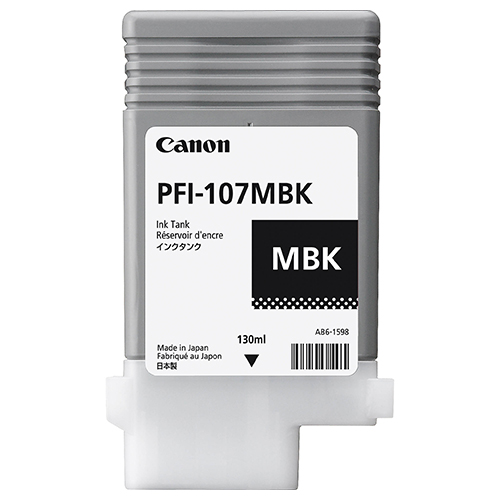 Premium Quality Matte Black Ink Cartridge compatible with Canon 6704B001 (PFI-107MBK)